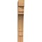 Ekena Millwork Merced Block Smooth Bracket, Western Red Cedar, 5 1/2"W x 28"D x 40"H BKT06X28X40MRC05SWR - alternate 2